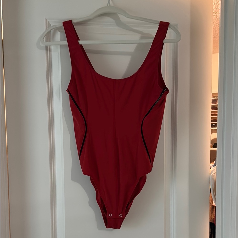 Good American Red Bodysuit